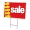 Signmission Sale Yard Sign & Stake outdoor plastic coroplast window, C-1216 Sale C-1216 Sale - alternate 1